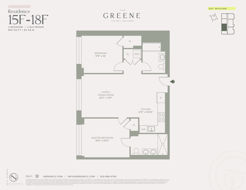 #2 photo, 45-30 Pearson Street #16F, 皇后区 长岛城 Long Island City , New York 11101