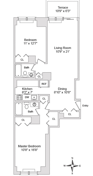 #4 photo, 347 West 57th Street, 曼哈顿 中城西区 Midtown West , New York 10019