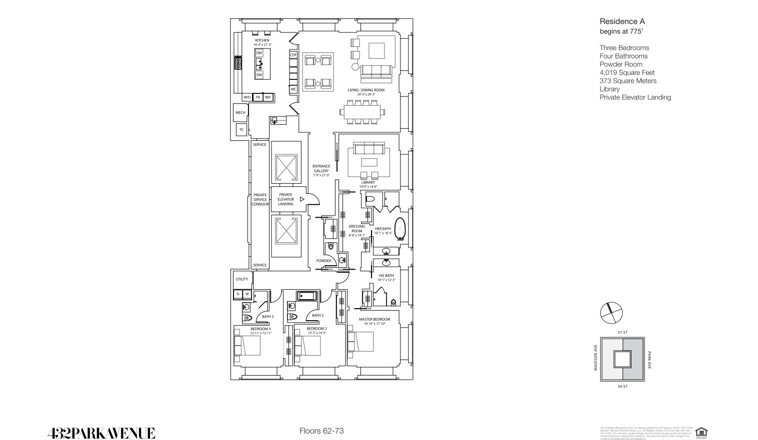 #2 photo, 432 PARK Avenue, マンハッタン Midtown East , NY 10022