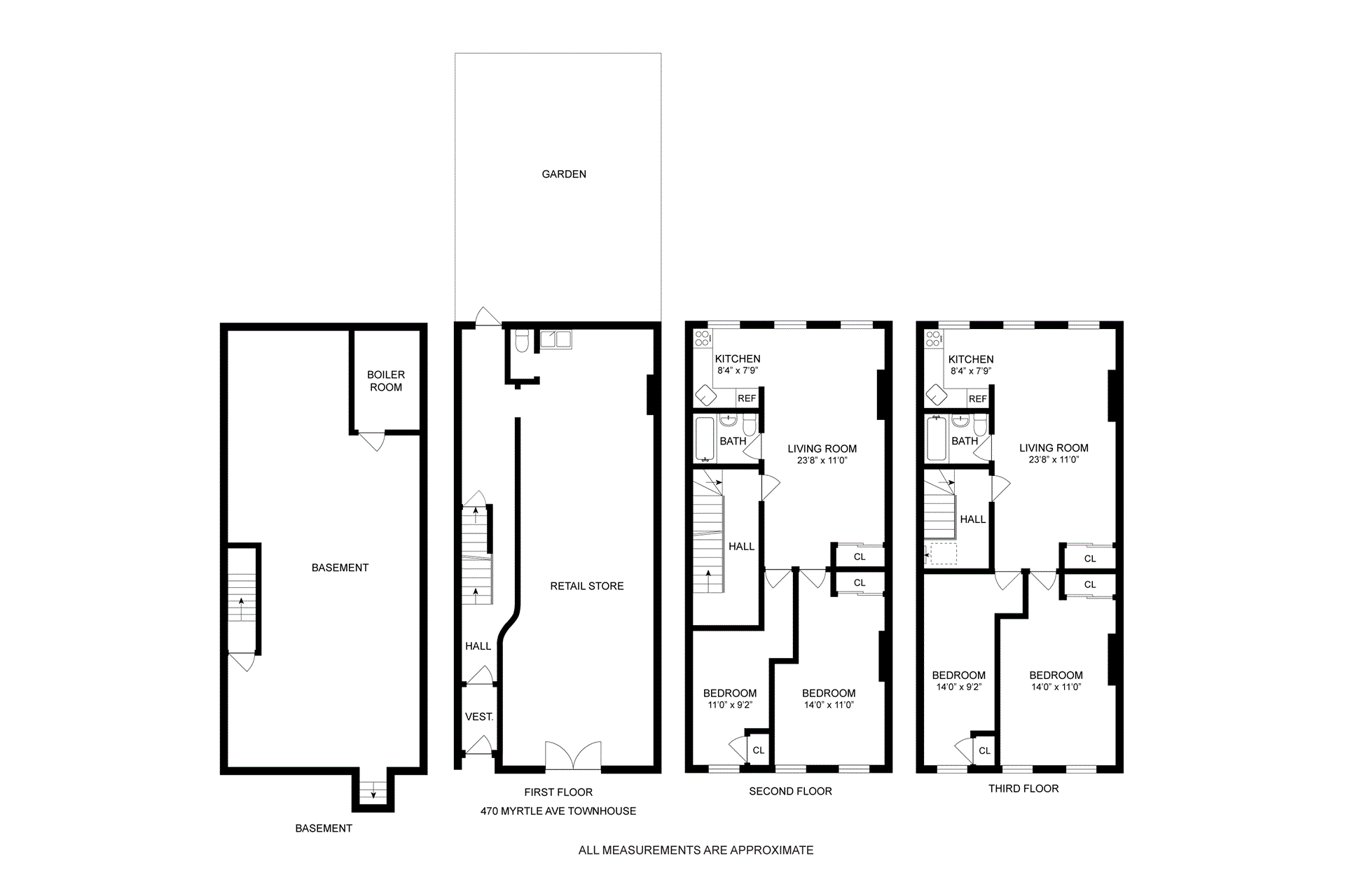 #5 photo, 470 MYRTLE Avenue, ブルックリン区 Clinton Hill , NY 11205