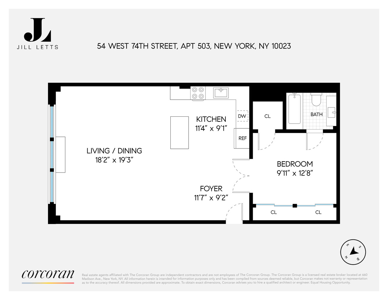 #2 photo, 54 W 74TH Street, マンハッタン Upper West Side , NY 10023