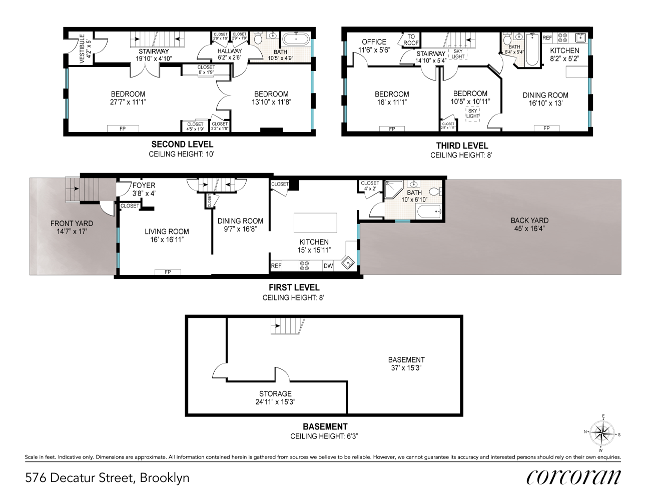 #2 photo, 576 DECATUR Street, ブルックリン区 Stuyvesant Heights , NY 11233