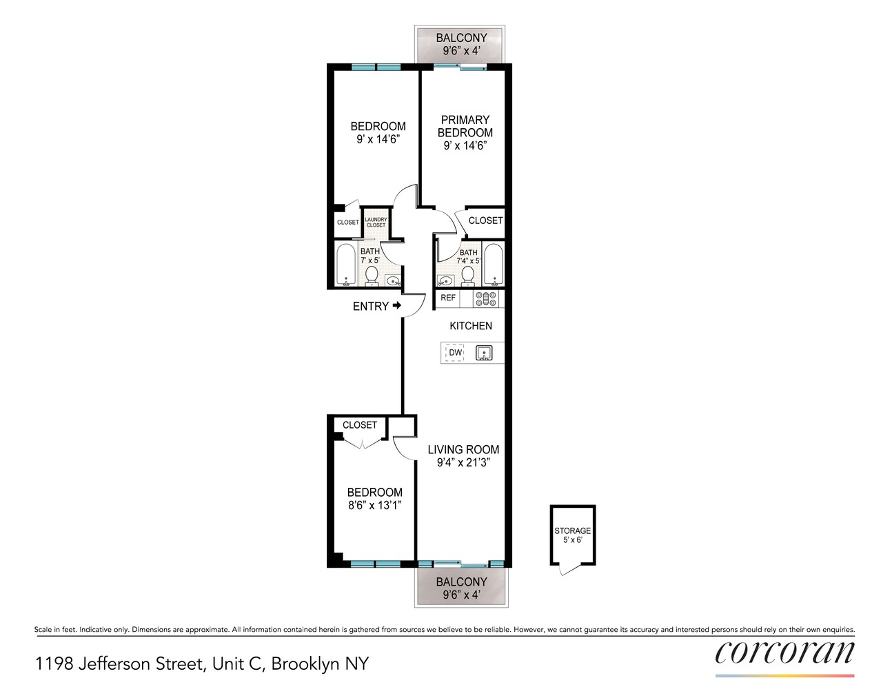 #2 photo, 1198 JEFFERSON Avenue, ブルックリン区 Bushwick , NY 11221