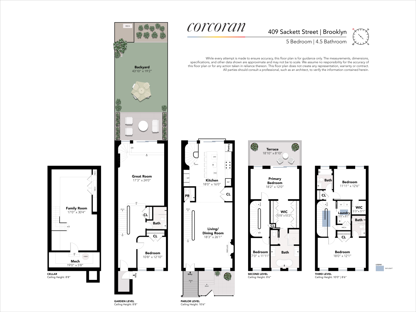 #2 photo, 409 SACKETT Street, ブルックリン区 Carroll Gardens , NY 11231