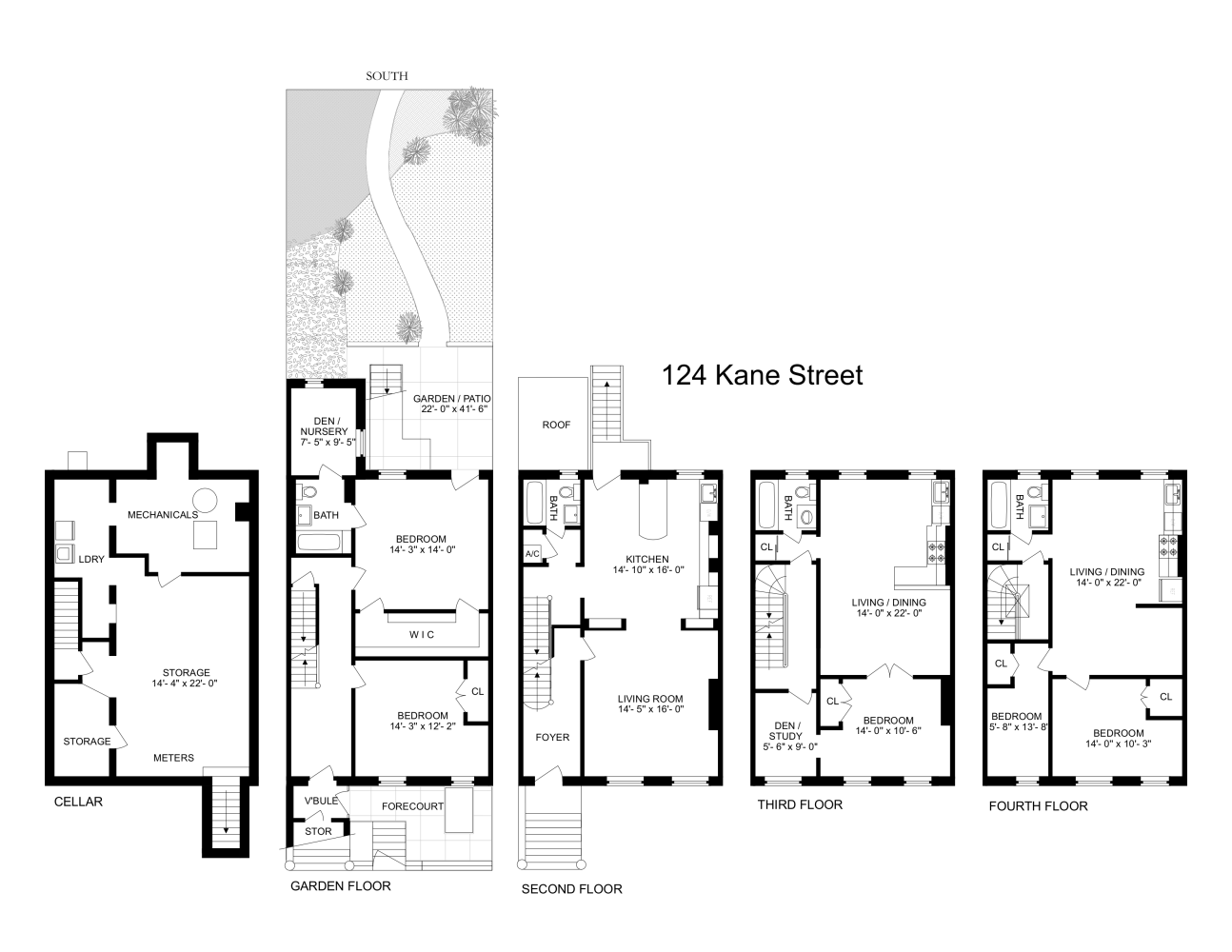 #2 photo, 124 KANE Street, ブルックリン区 Cobble Hill , NY 11231