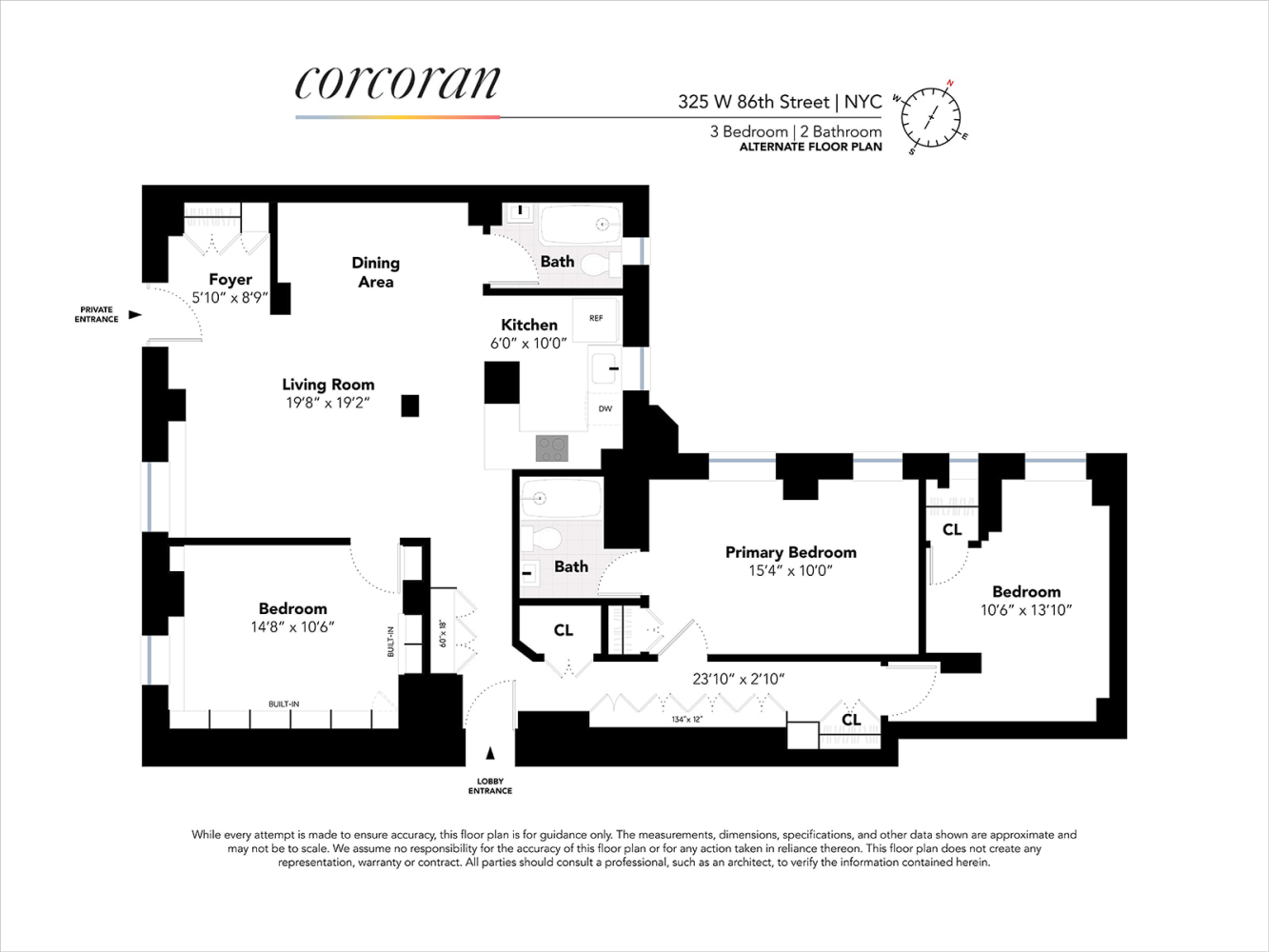 #3 photo, 325 W 86TH Street, マンハッタン Upper West Side , NY 10024