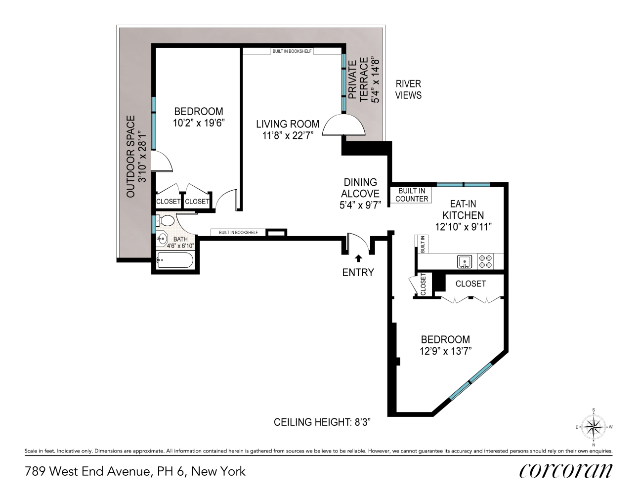 #3 photo, 789 W END Avenue, マンハッタン Upper West Side , NY 10025