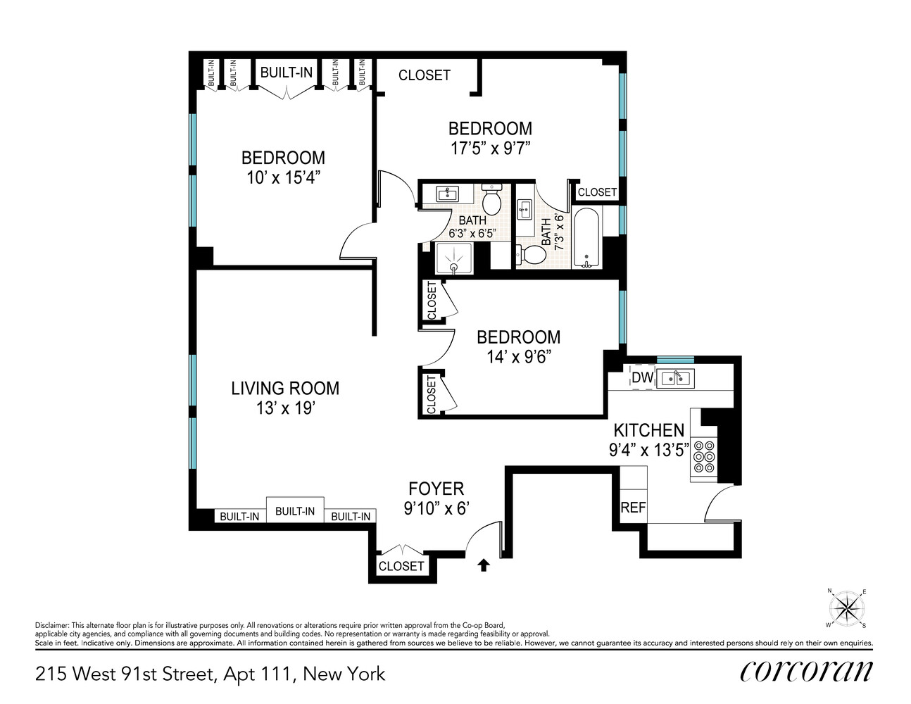 #2 photo, 215 W 91ST Street, マンハッタン Upper West Side , NY 10025