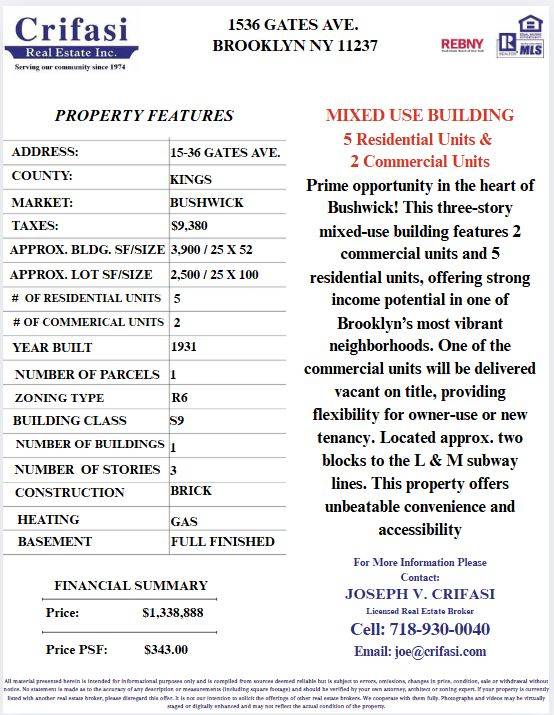 #3 photo, 15-36 Gates Ave, ブルックリン区 Bushwick , NY 11237