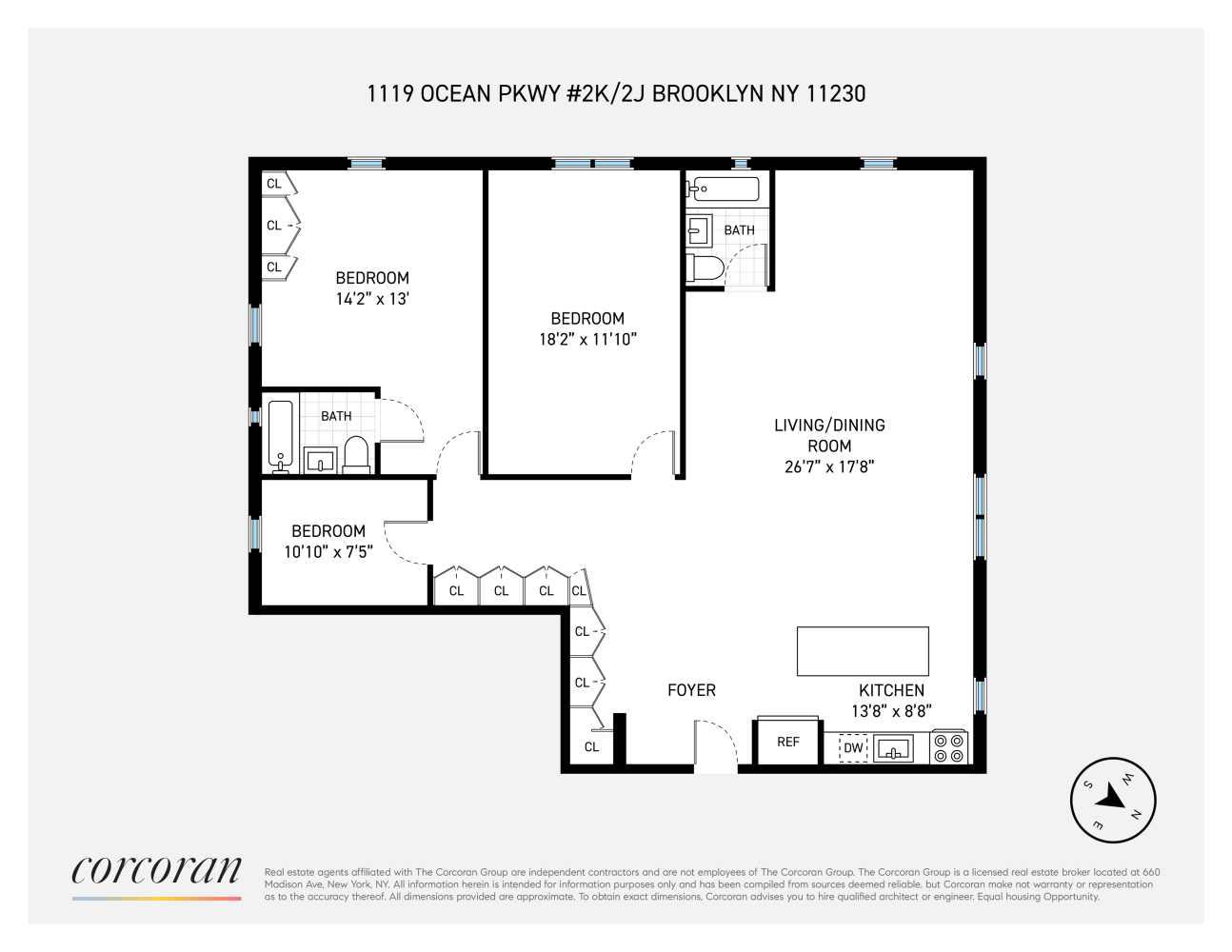 #2 photo, 1119 OCEAN Parkway, ブルックリン区 Midwood , NY 11230