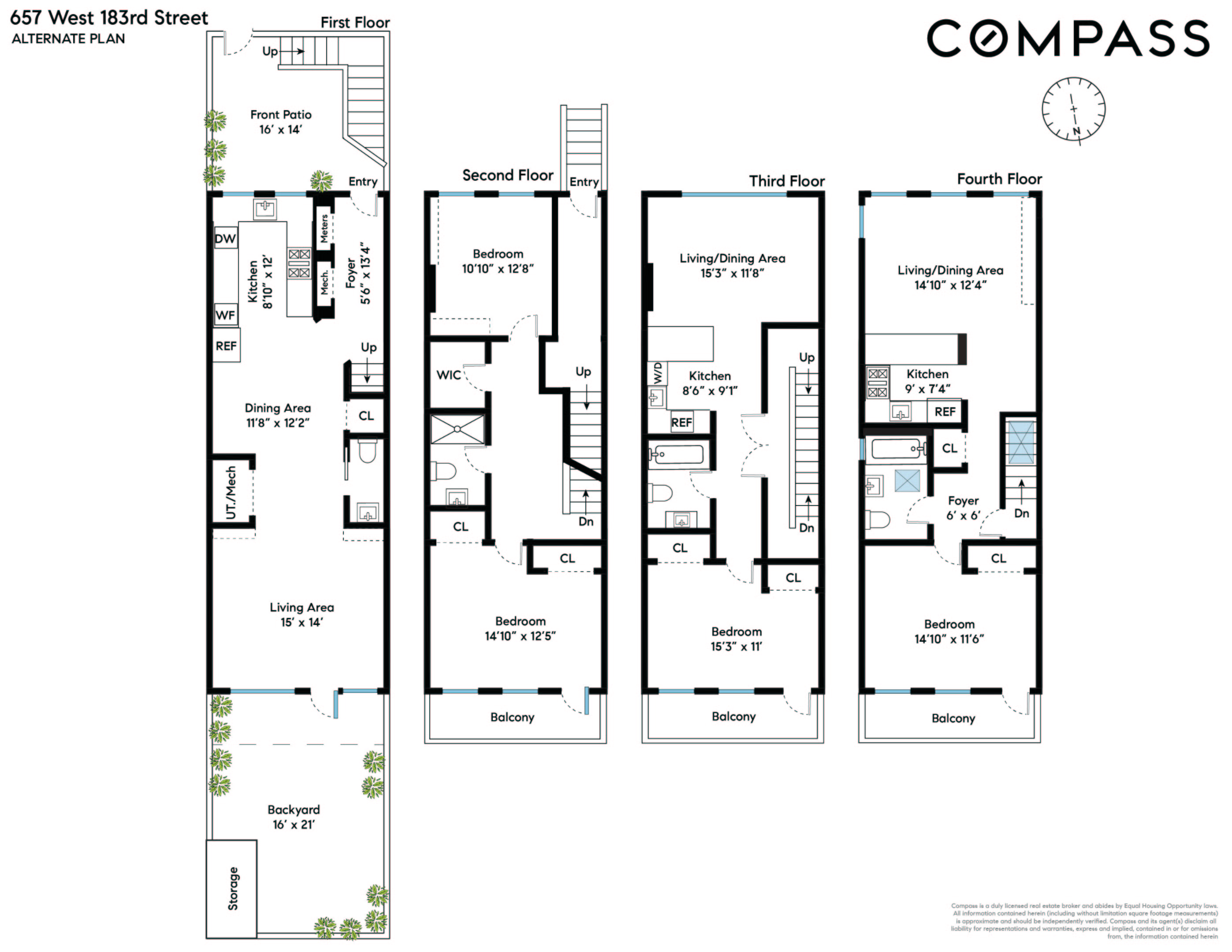 #2 photo, 657 W 183rd Street, マンハッタン Washington Heights , NY 10033