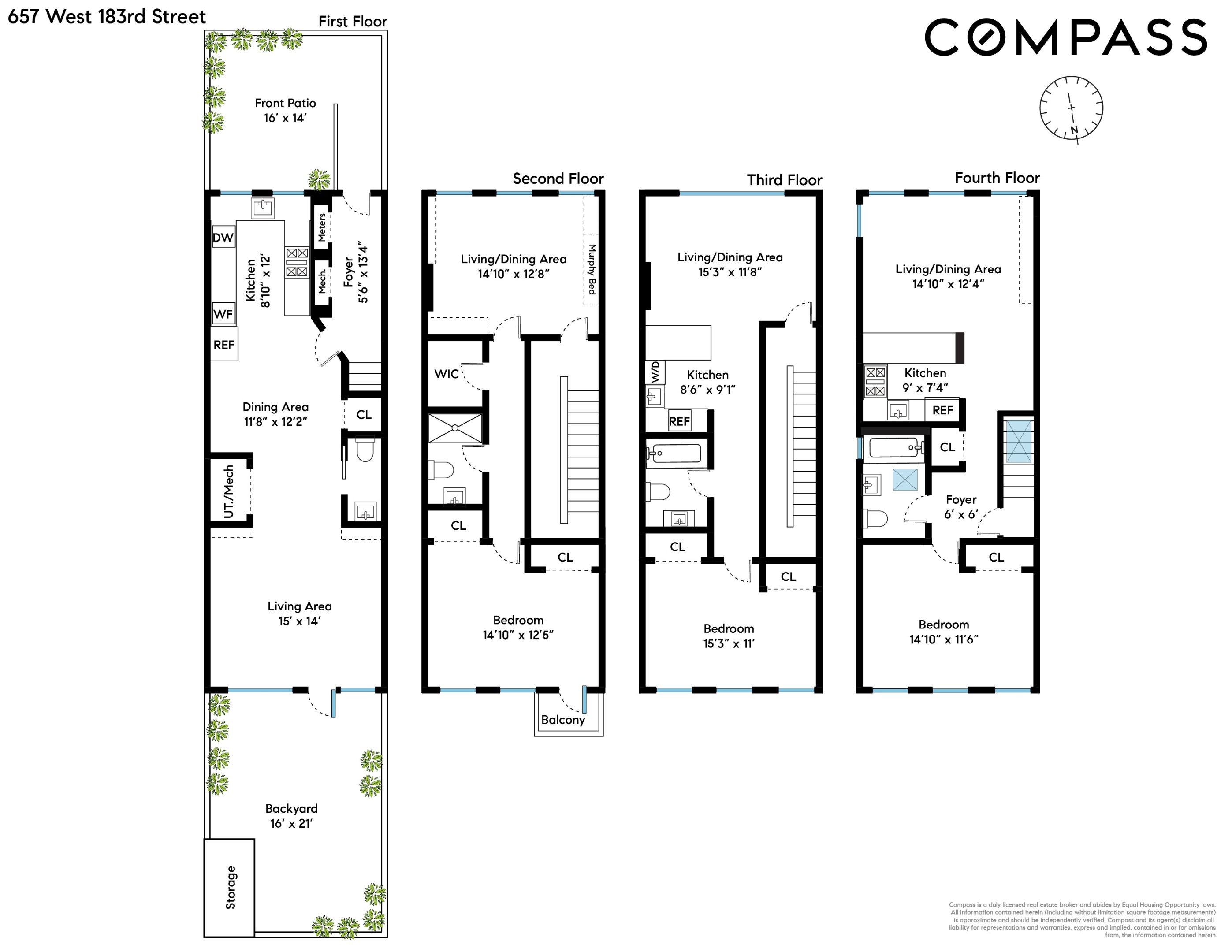 #3 photo, 657 W 183rd Street, マンハッタン Washington Heights , NY 10033