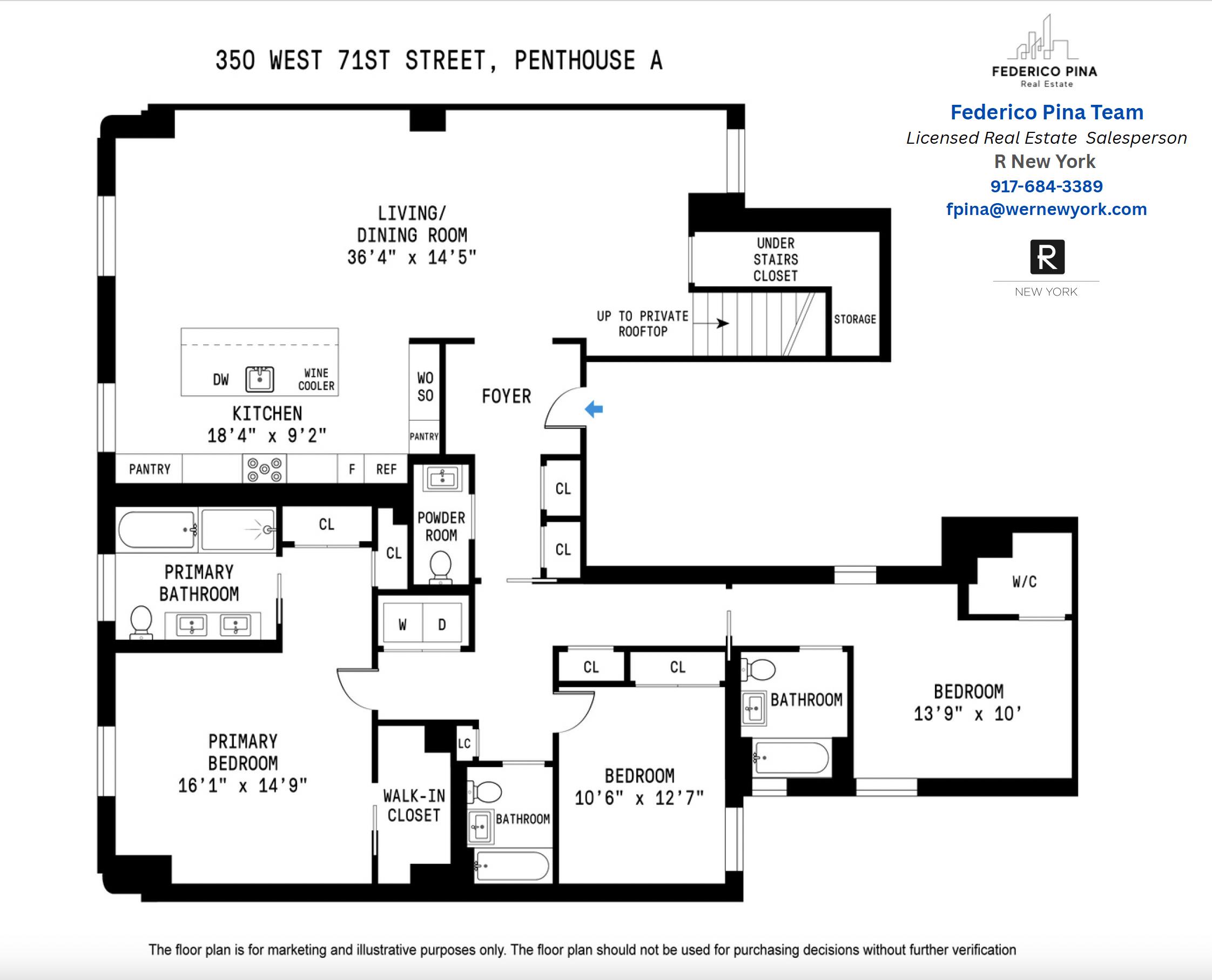 #2 photo, 350 W 71st Street, マンハッタン Lincoln Square , NY 10023