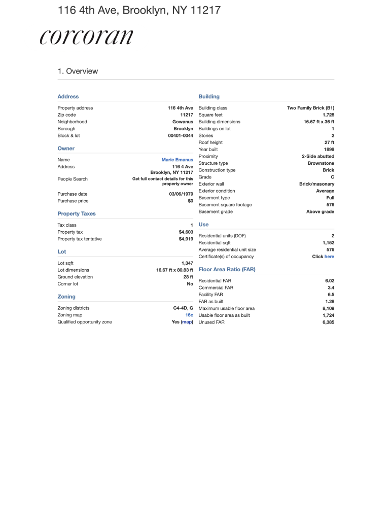 #3 photo, 116 4TH Avenue, Boerum Hill , NY 11217