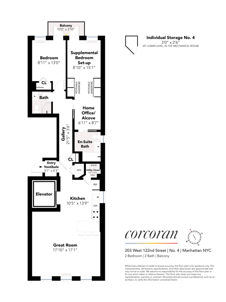 #4 photo, 203 W 122ND Street, マンハッタン South Harlem , NY 10027