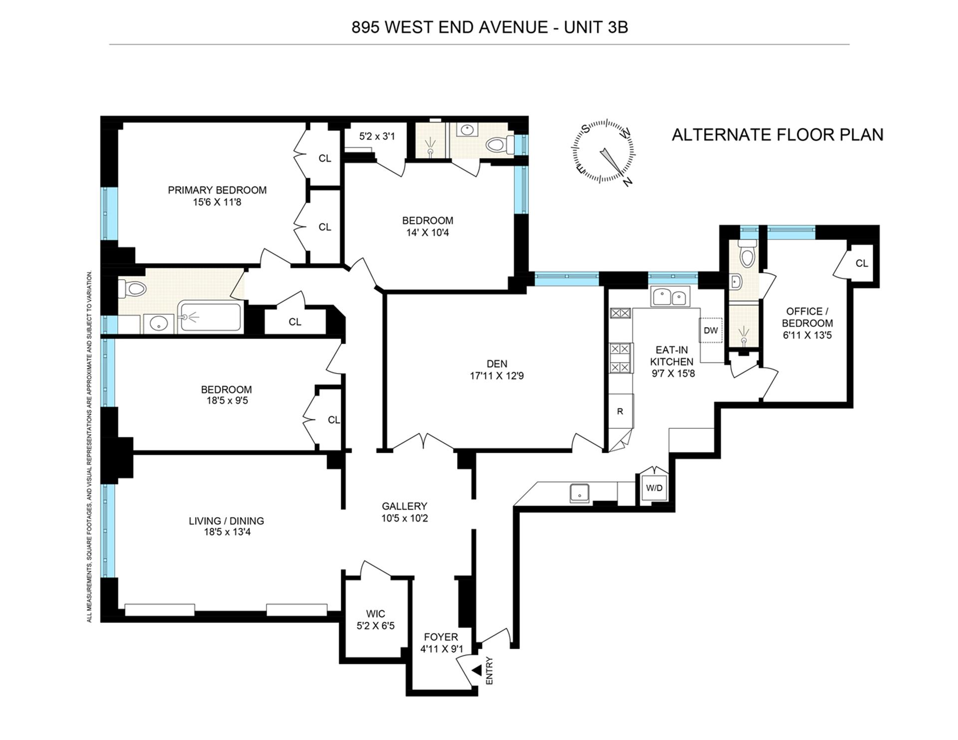 #3 photo, 895 W END Avenue, マンハッタン Upper West Side , NY 10025