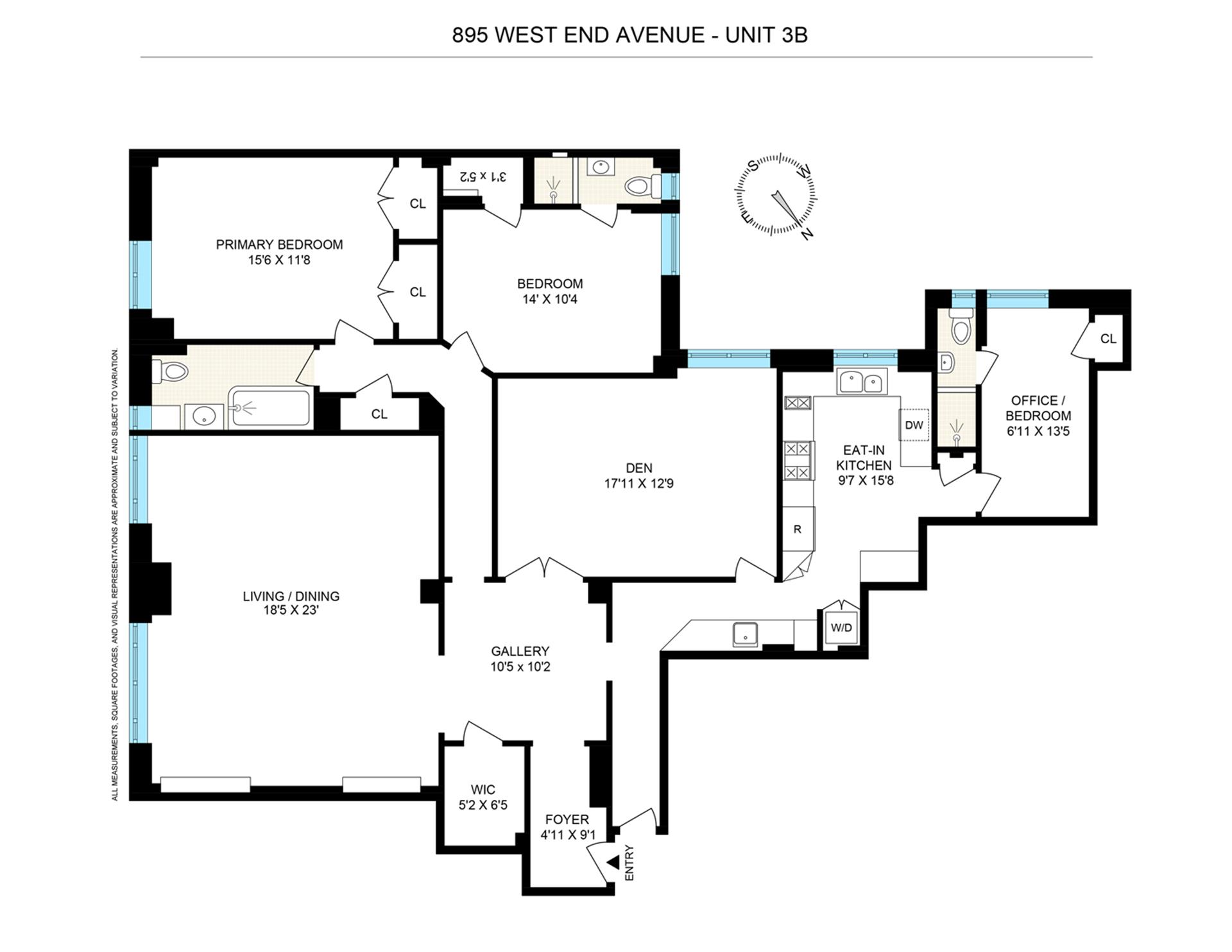 #4 photo, 895 W END Avenue, マンハッタン Upper West Side , NY 10025