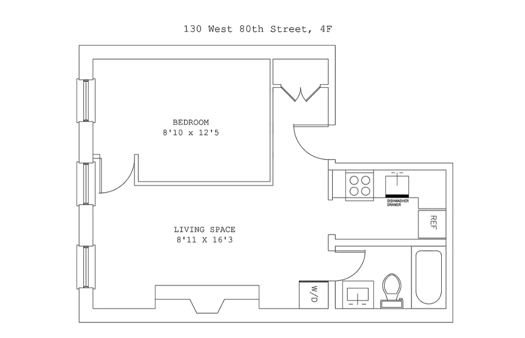 #2 photo, 130 W 80th Street, マンハッタン Upper West Side , NY 10024