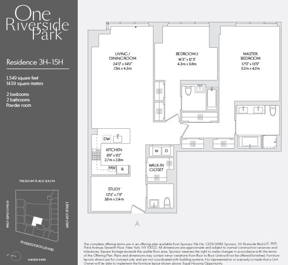 #2 photo, 50 Riverside Boulevard, マンハッタン Lincoln Square , NY 10069