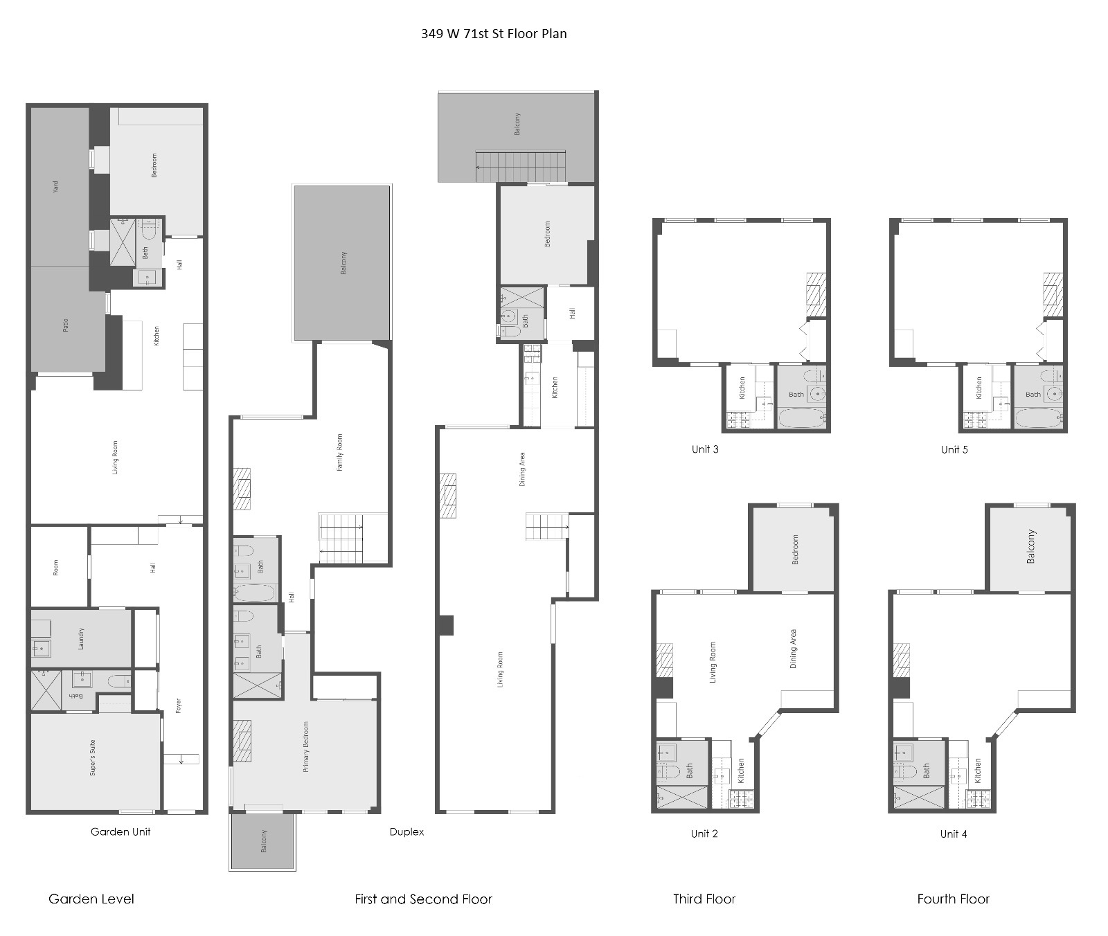 #2 photo, 349 W 71st Street, マンハッタン Upper West Side , NY 10023