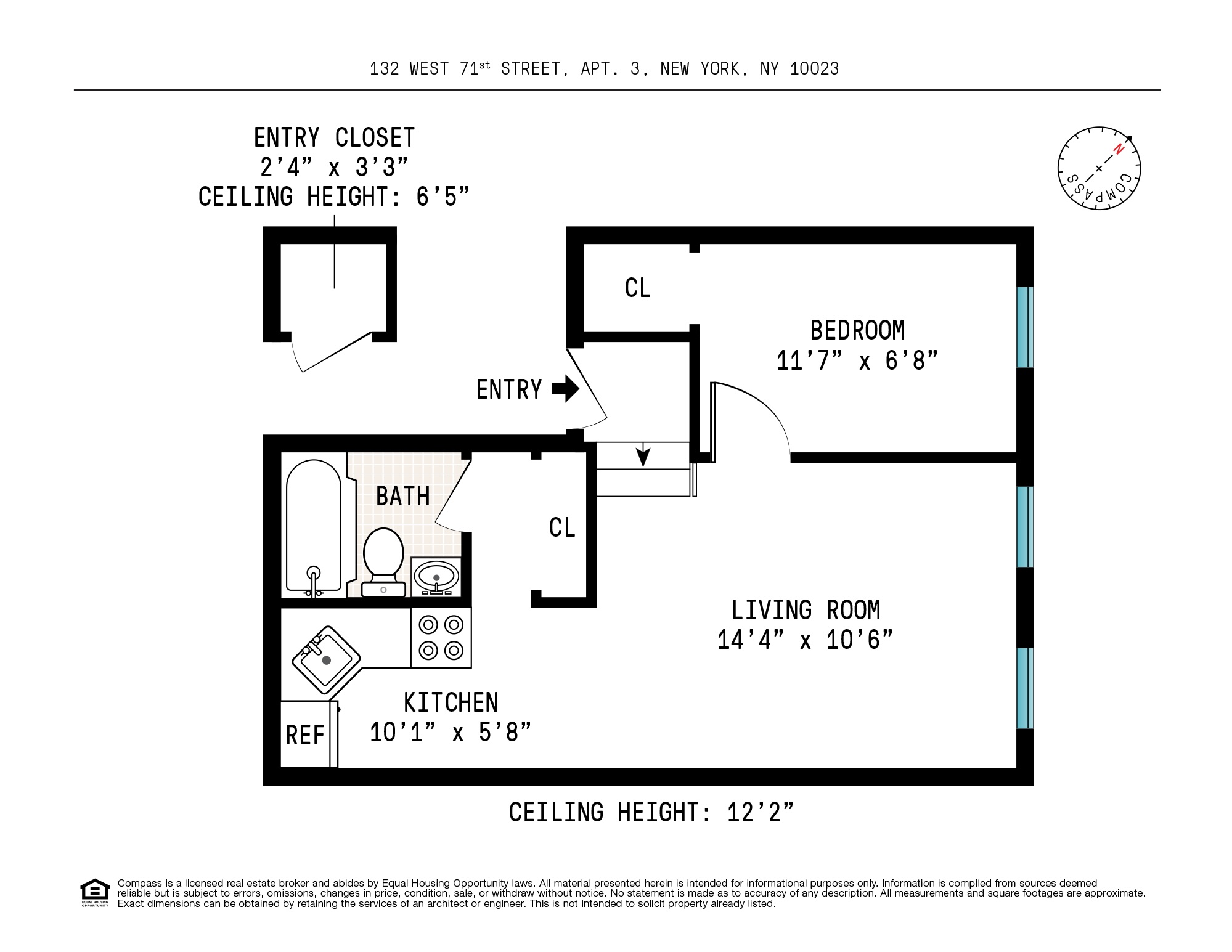 #2 photo, 132 W 71st Street, マンハッタン Upper West Side , NY 10023