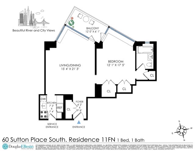 #2 photo, 60 SUTTON Place S, Sutton Place , NY 10022