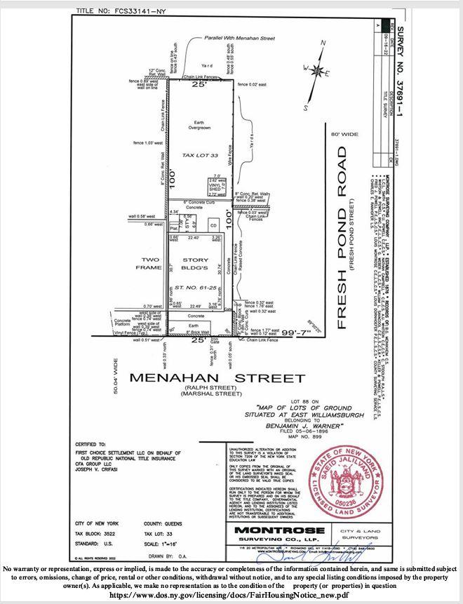 #3 photo, 61-25 Menahan Street, クイーンズ区 Ridgewood , NY 11385