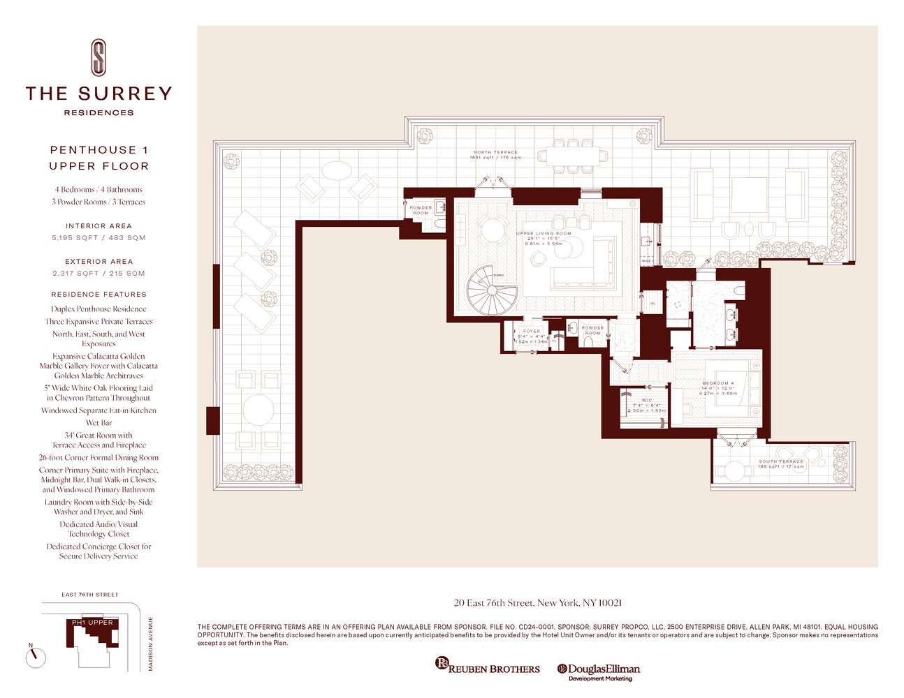 #3 photo, 20 E 76TH Street, マンハッタン Lenox Hill , NY 10021