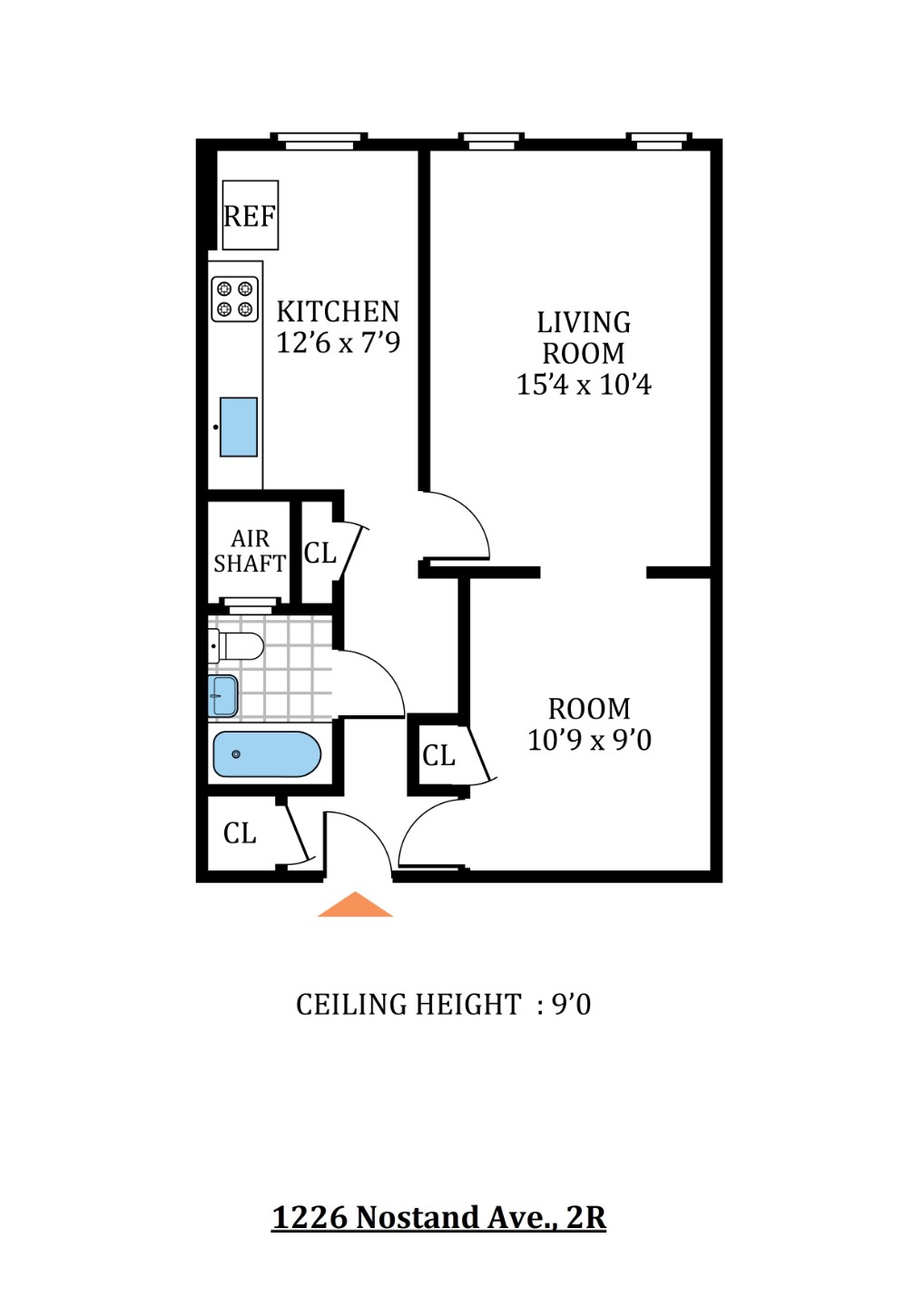 #11 photo, 1226 Nostrand Avenue , #2R, ブルックリン区 Prospect Lefferts Gardens , NY 11225