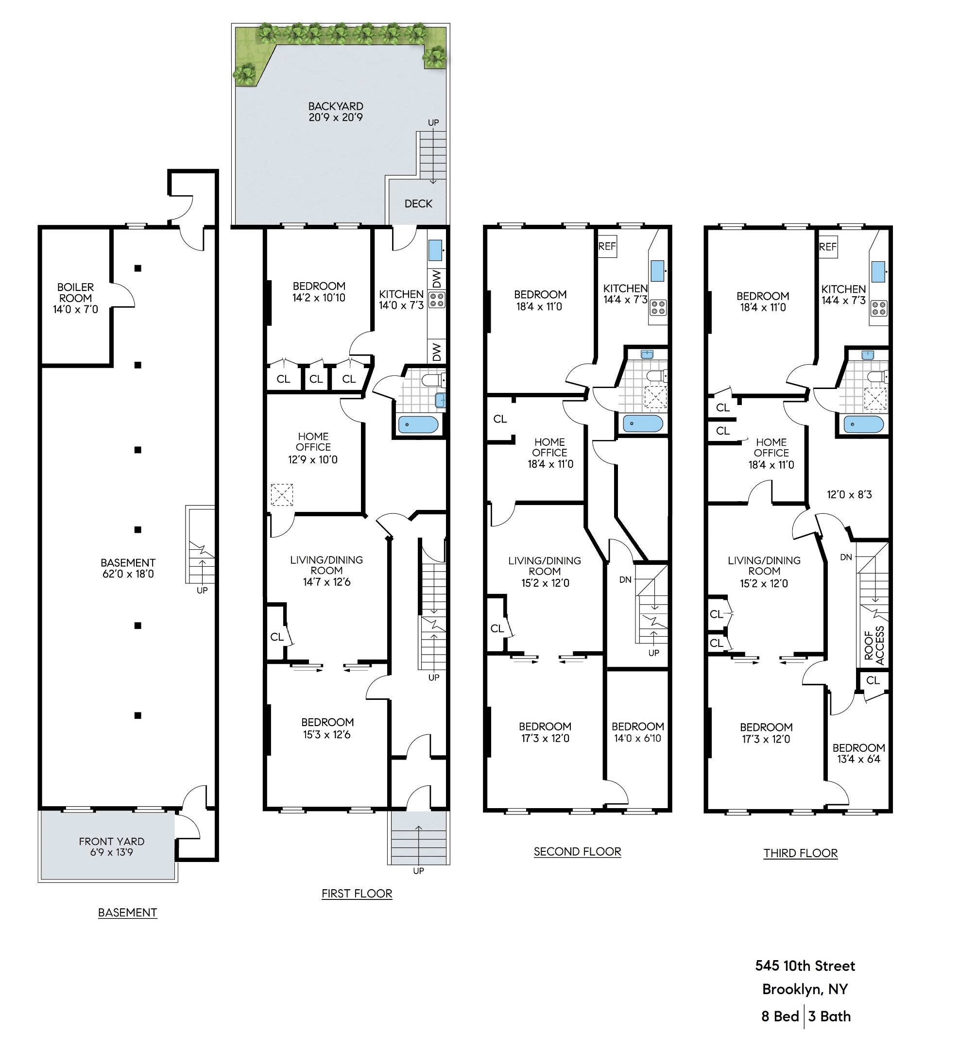 #2 photo, 545 10th Street, ブルックリン区 Park Slope , NY 11215