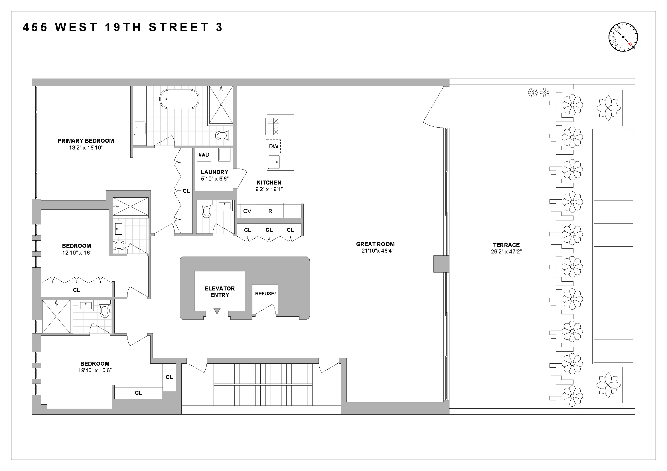 #2 photo, 455 W 19th Street, マンハッタン Chelsea , NY 10011