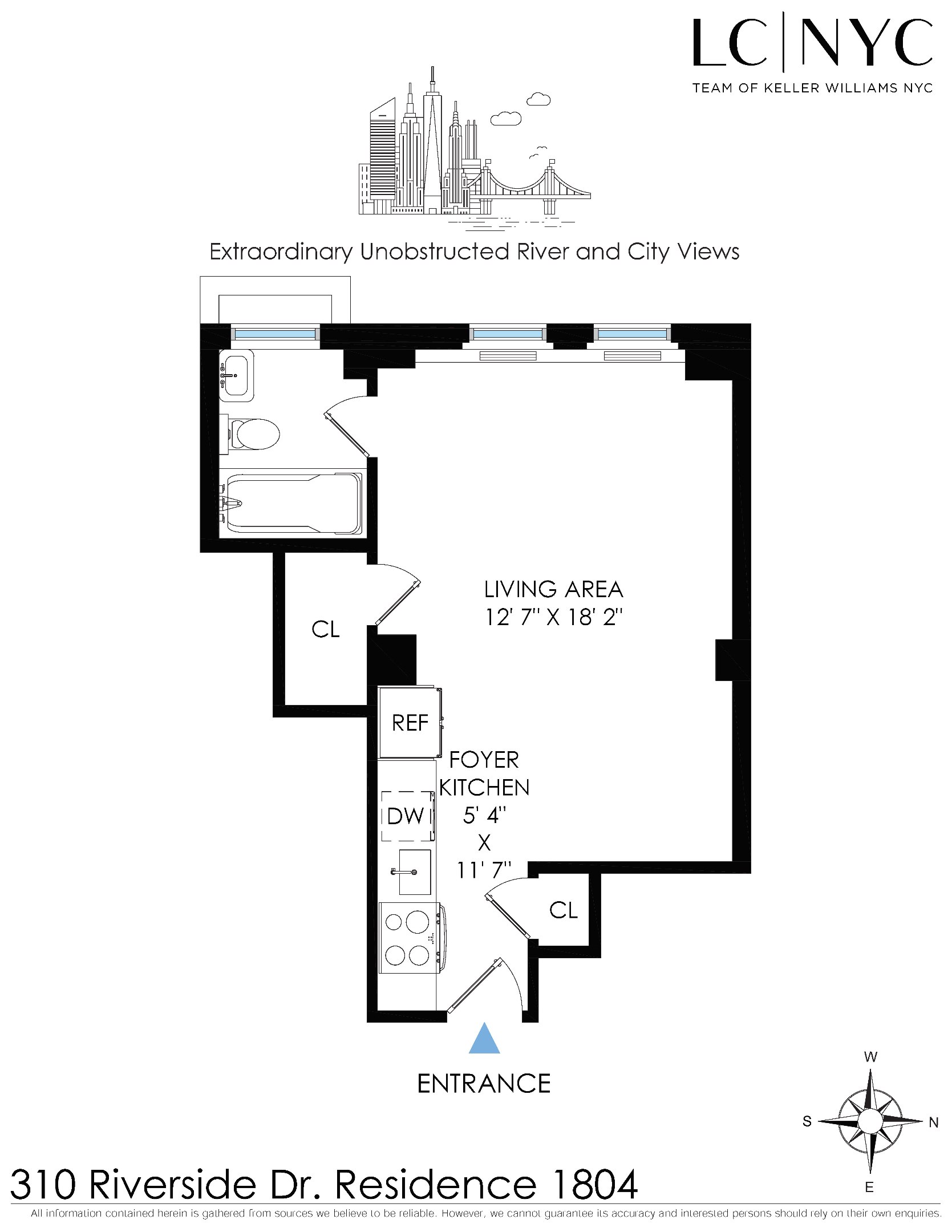 #2 photo, 310 Riverside Drive, マンハッタン Upper West Side , NY 10025