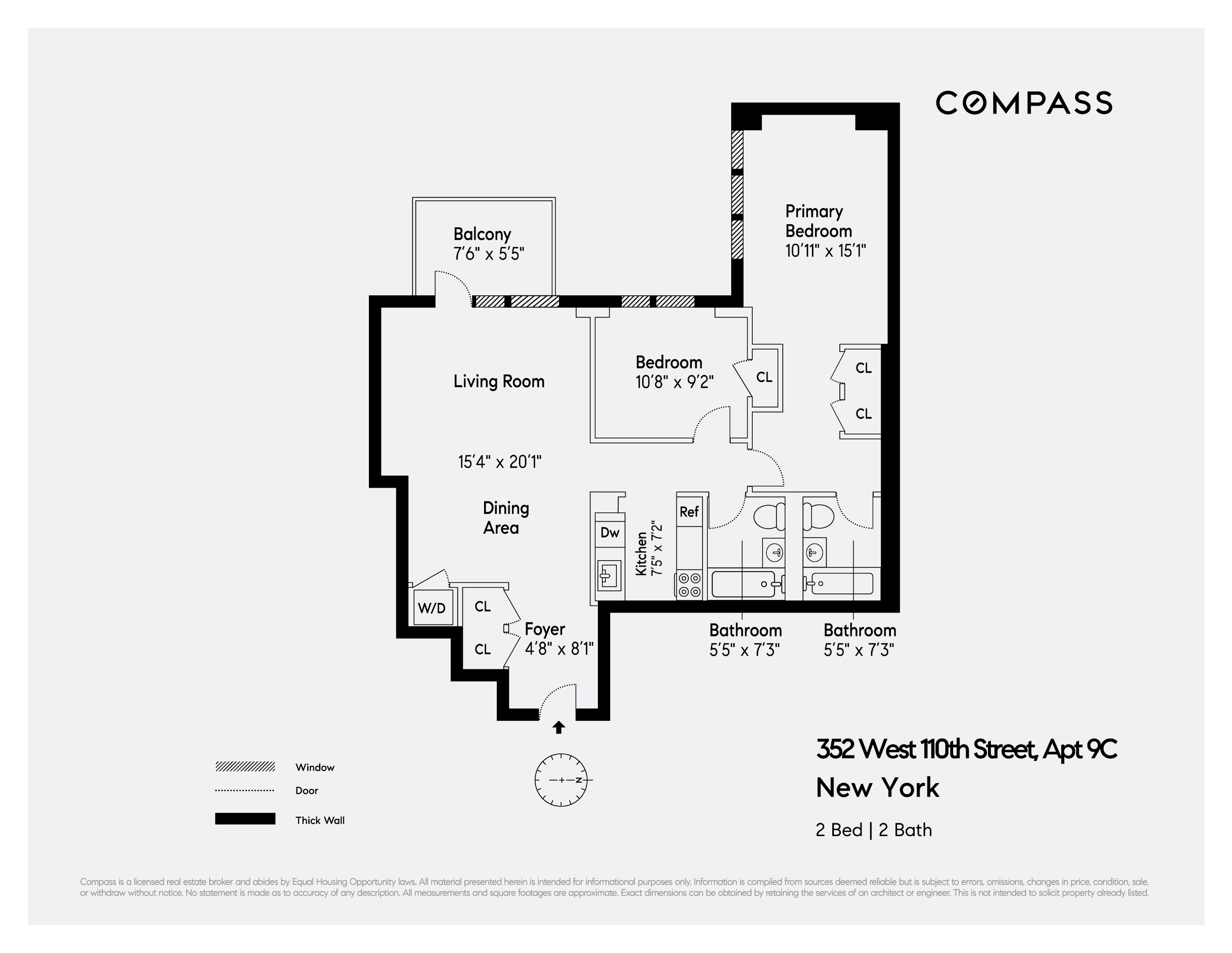 #2 photo, 352 W 110th Street, マンハッタン Upper West Side , NY 10025