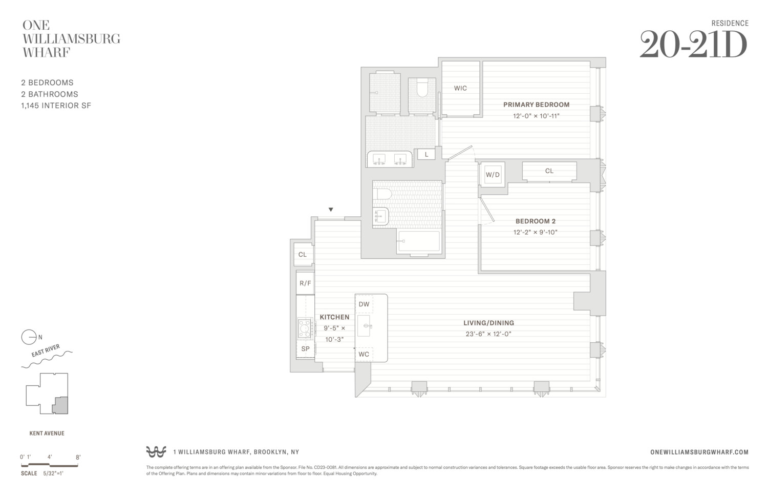 #2 photo, 480 KENT Avenue, ブルックリン区 Williamsburg,South , NY 11249