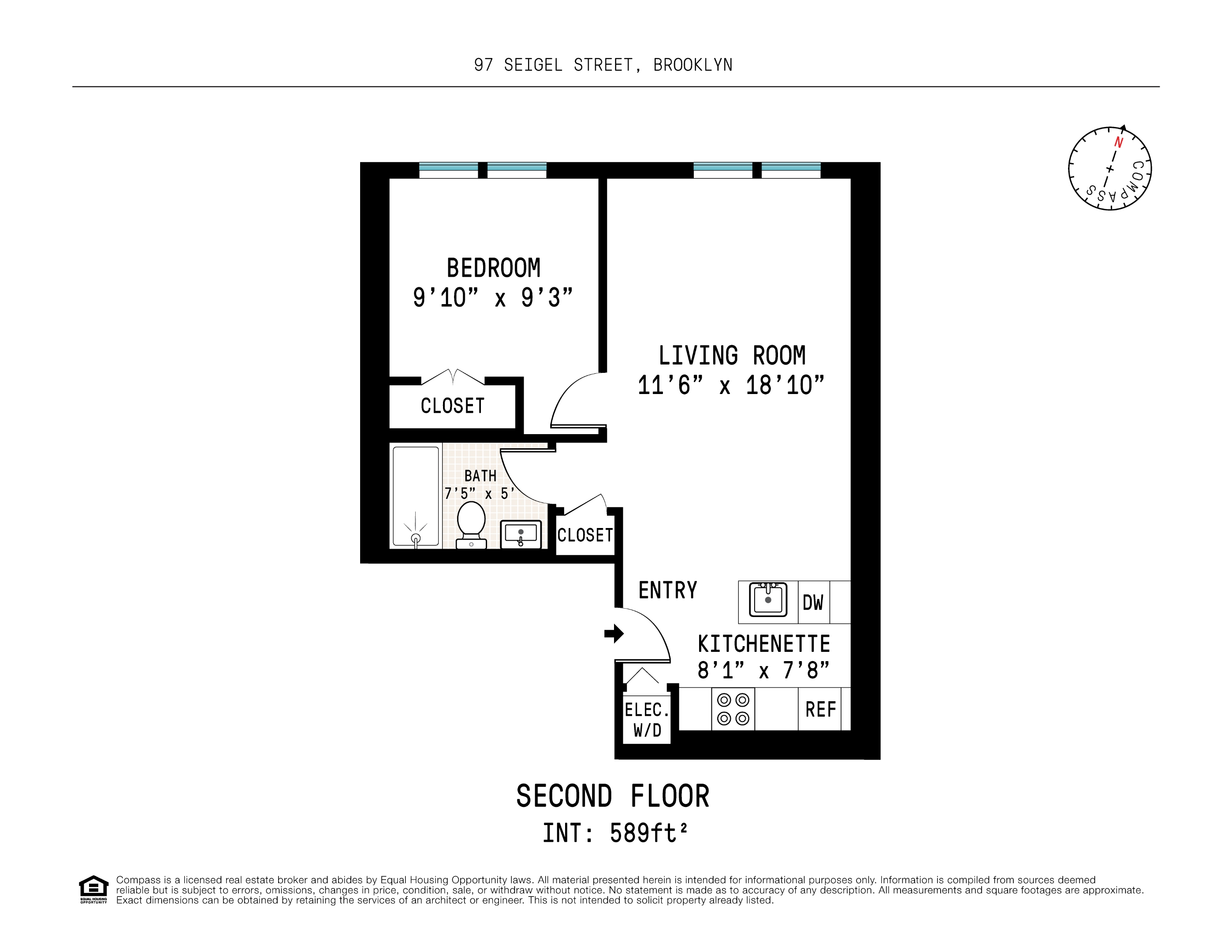 #2 photo, 97 Seigel Street, ブルックリン区 Williamsburg , NY 11206