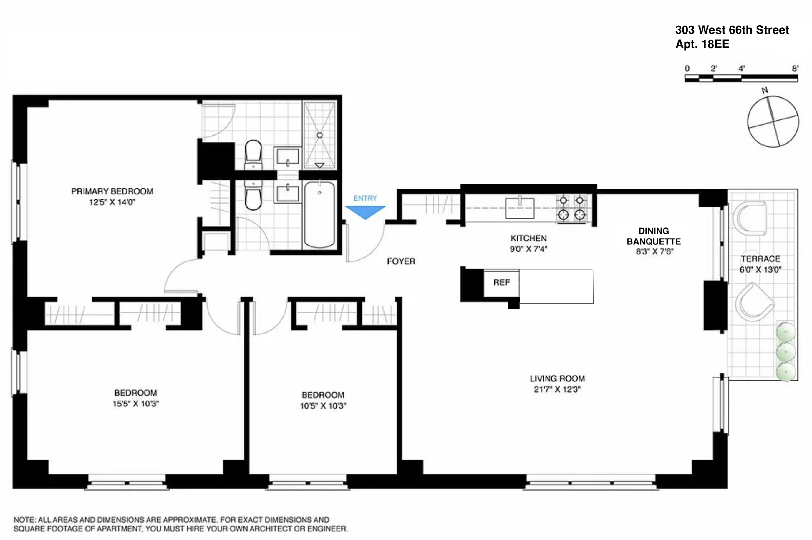 #2 photo, 303 W 66th Street, マンハッタン Upper West Side , NY 10023