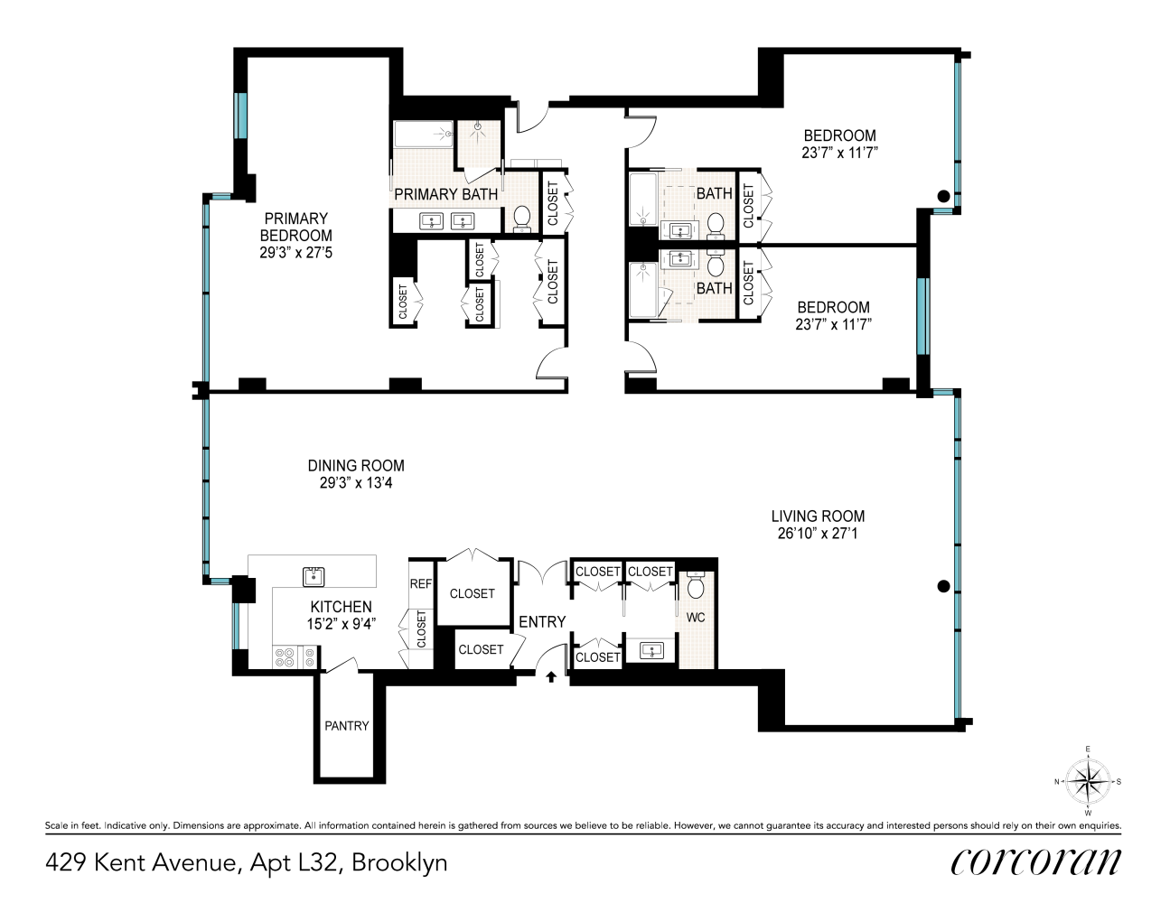 #2 photo, 429 KENT Avenue, ブルックリン区 Williamsburg,South , NY 11249