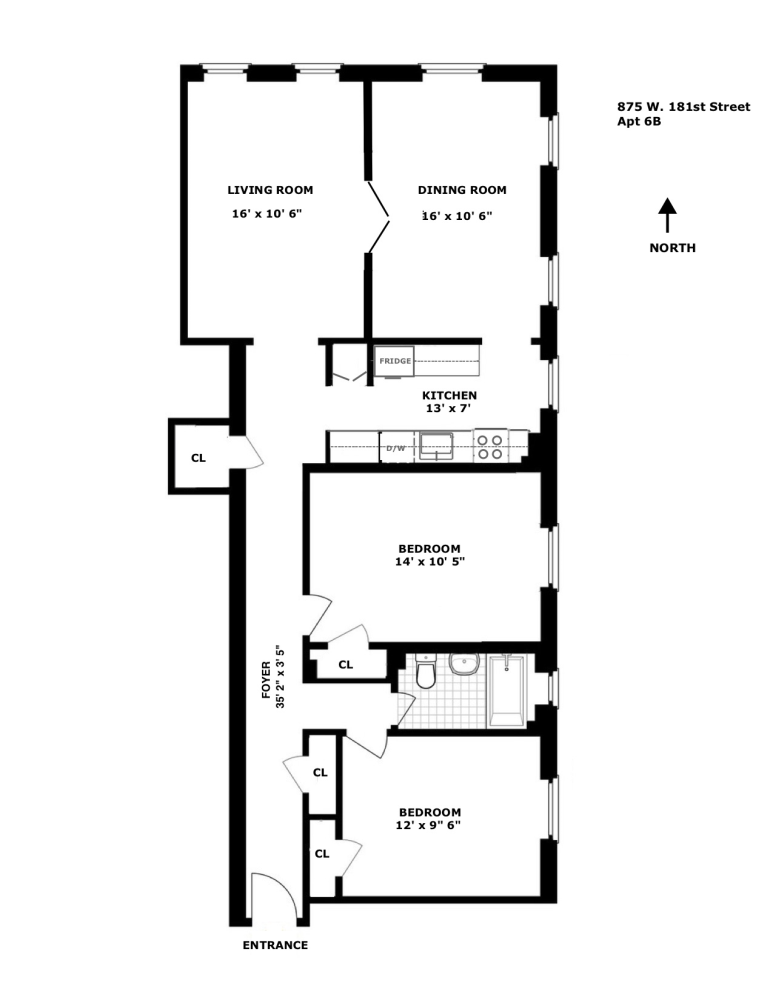 #2 photo, 875 W 181ST Street, マンハッタン Hudson Heights , NY 10033