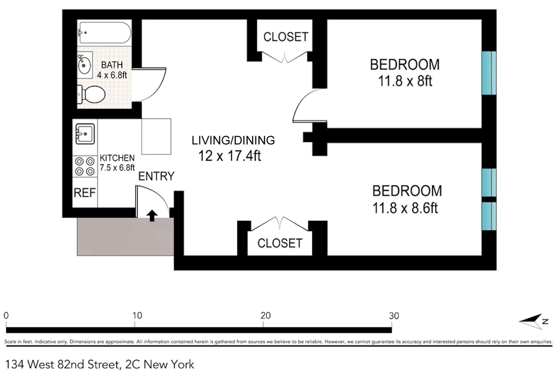 #2 photo, 134 W 82ND Street, マンハッタン Upper West Side , NY 10024