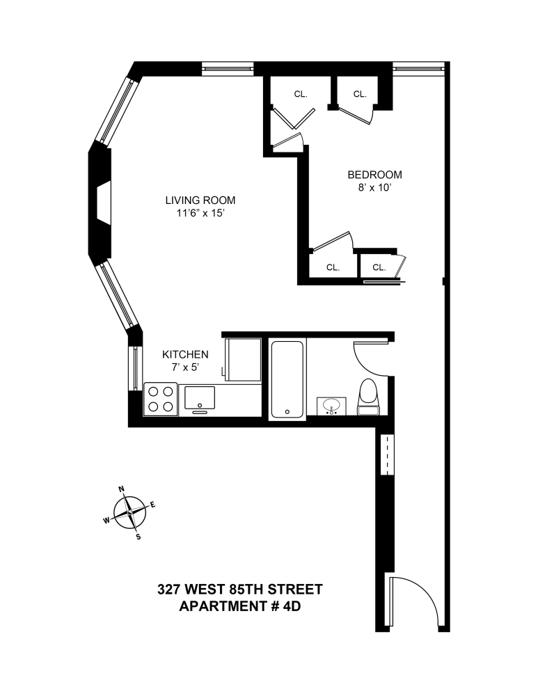 #2 photo, 327 W 85TH Street, マンハッタン Upper West Side , NY 10024