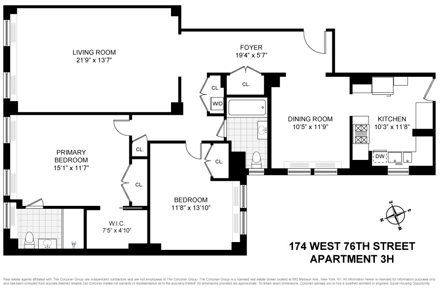 #2 photo, 174 W 76TH Street, マンハッタン Upper West Side , NY 10023