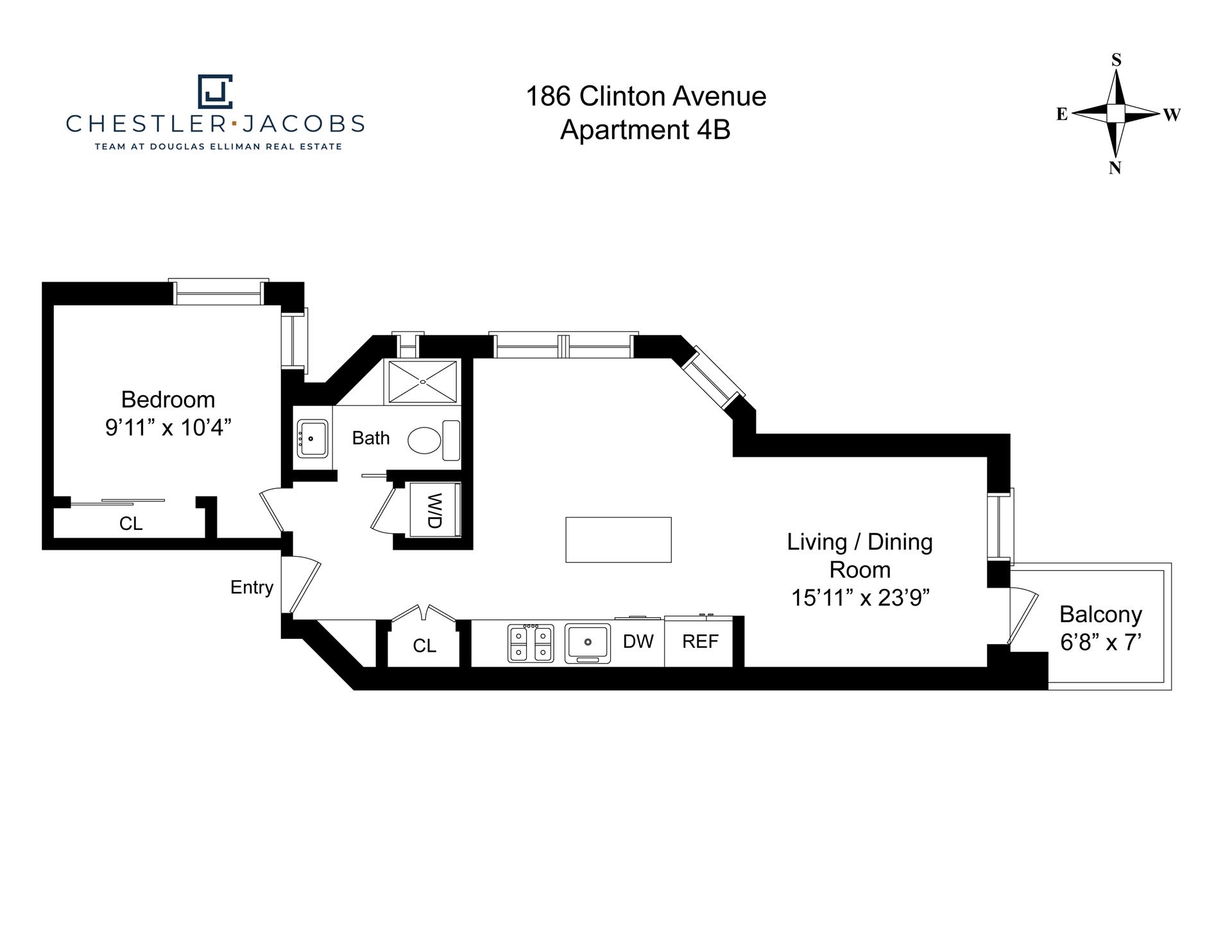 #2 photo, 186 CLINTON Avenue, ブルックリン区 Clinton Hill , NY 11205