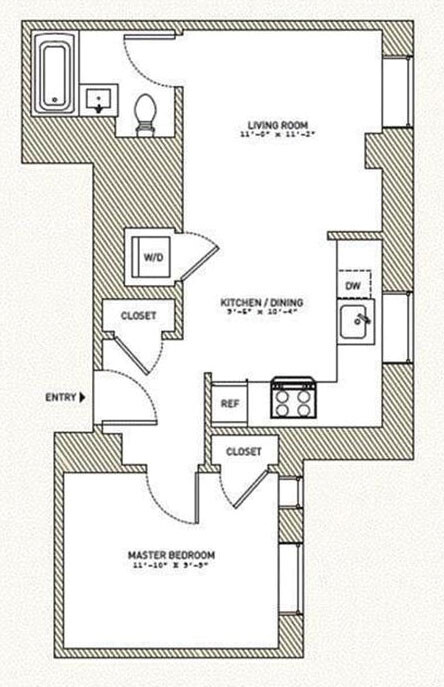 #2 photo, 416 W 52ND Street, マンハッタン Hells Kitchen , NY 10019