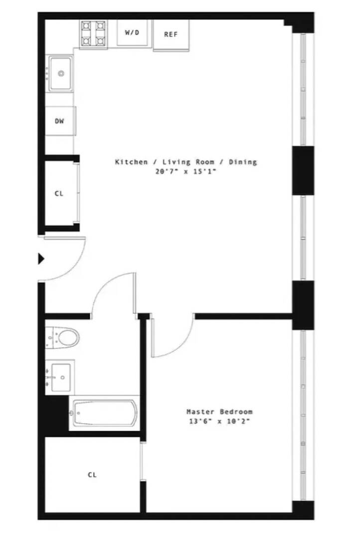 #5 photo, 52 Convent Avenue, #GB, マンハッタン New York , NY 10027