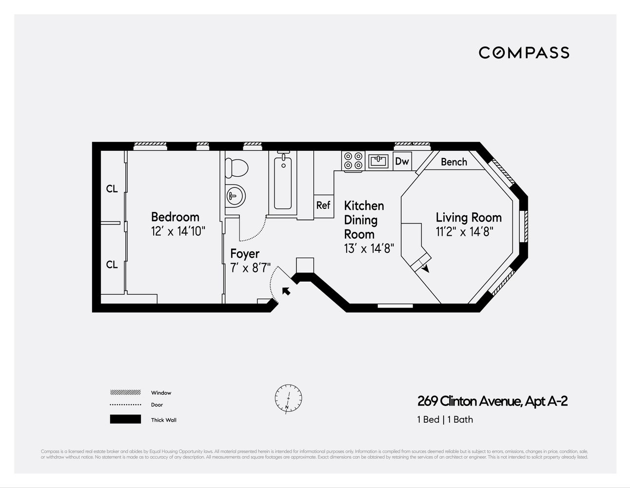 #2 photo, 269 Clinton Avenue, ブルックリン区 Clinton Hill , NY 11205