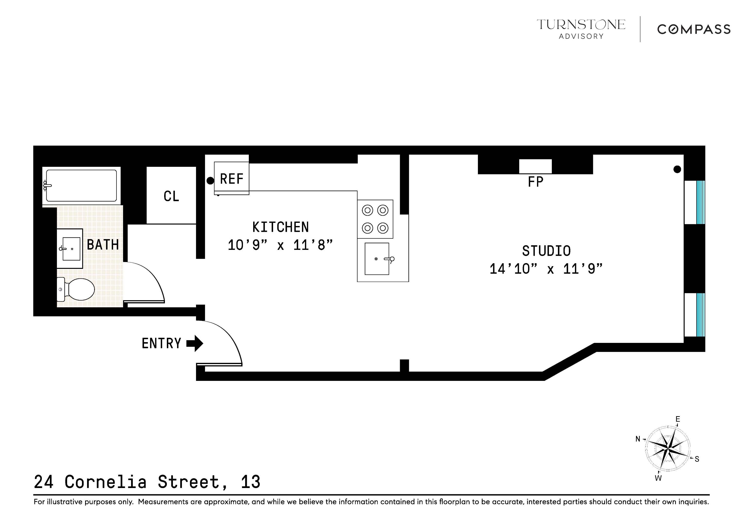 #2 photo, 24 Cornelia Street, West Village , NY 10014