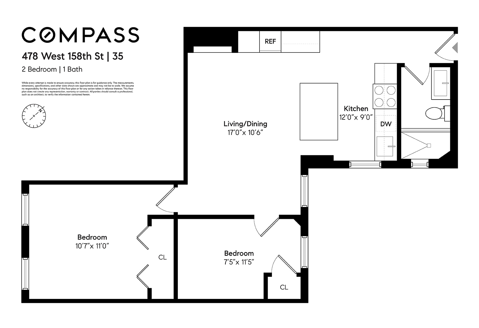 #2 photo, 478 W 158th Street, マンハッタン Washington Heights , NY 10032