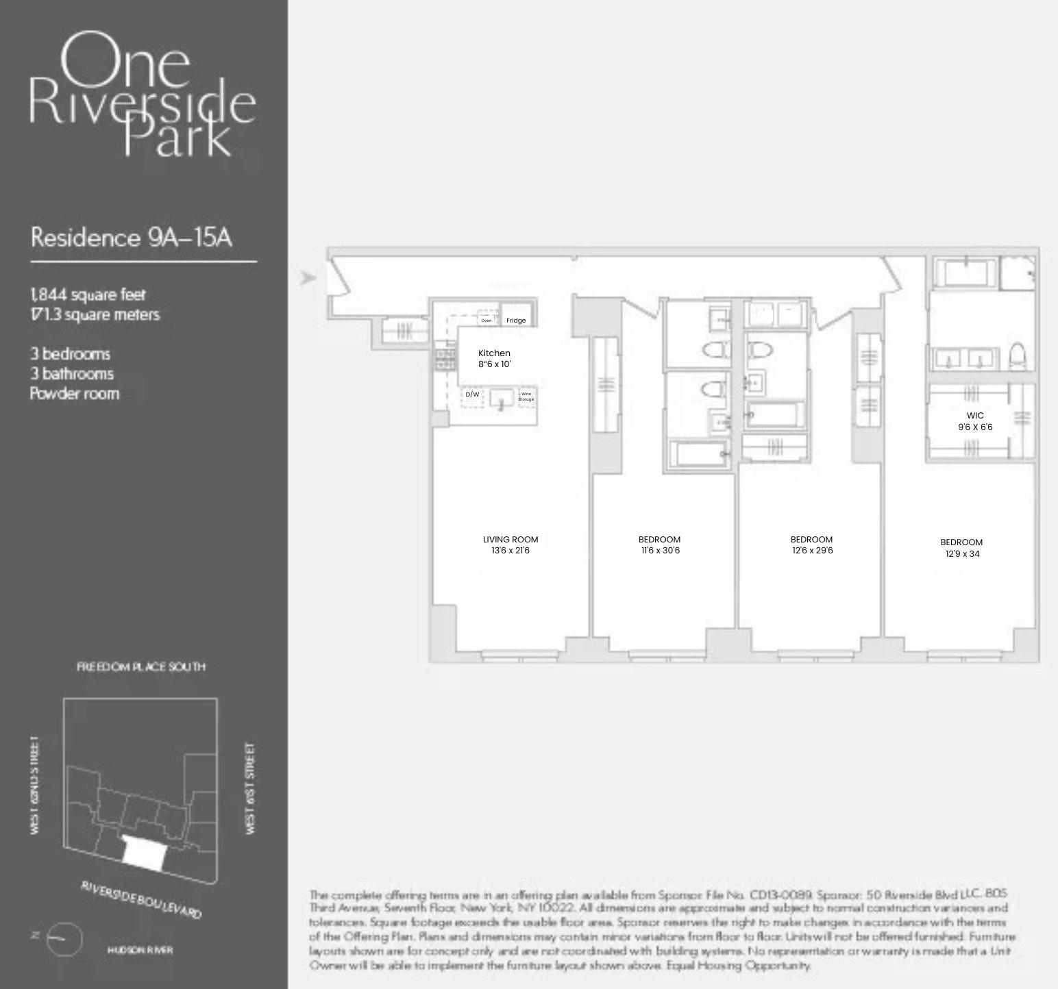 #2 photo, 50 Riverside Boulevard, マンハッタン Lincoln Square , NY 10069