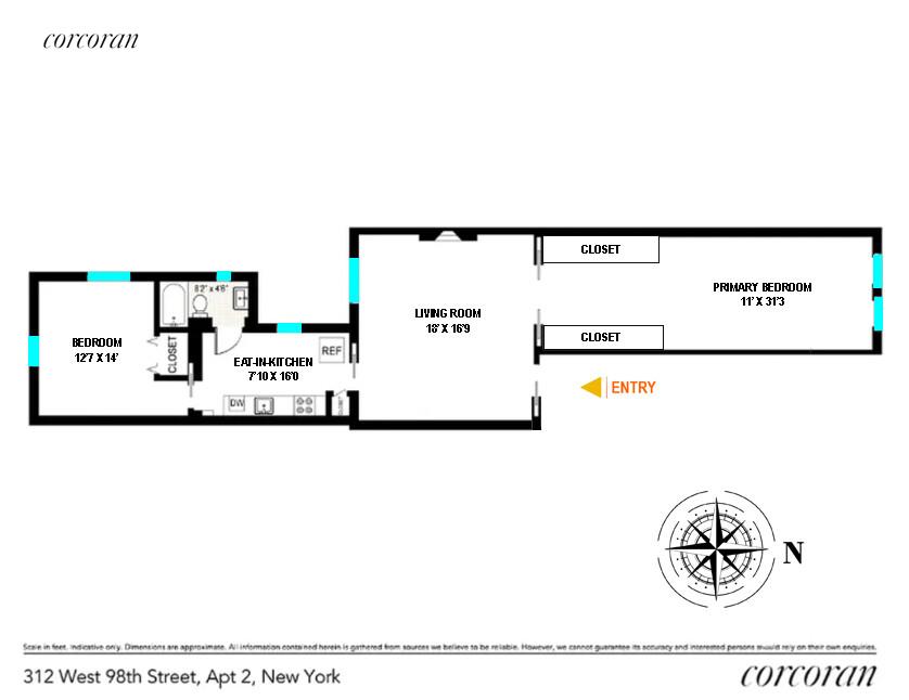#11 photo, 312 W 98TH Street, マンハッタン Upper West Side , NY 10025