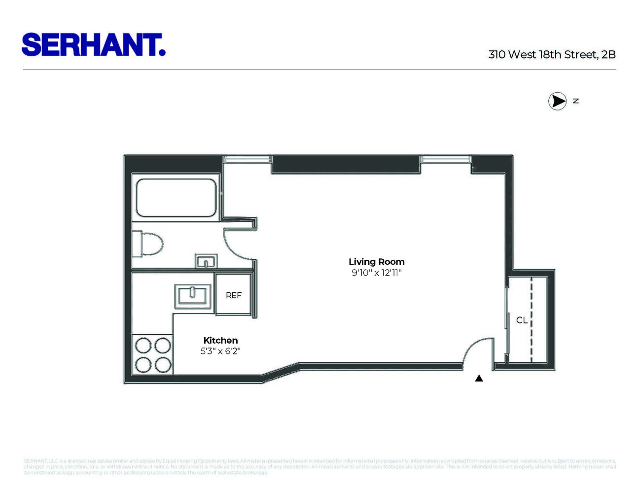 #2 photo, 310 W 18TH Street, マンハッタン Chelsea , NY 10011